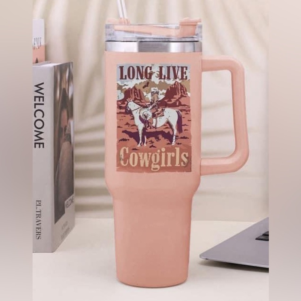 Long Live Cowgirls tumbler